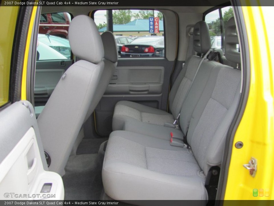 Medium Slate Gray Interior Photo for the 2007 Dodge Dakota SLT Quad Cab 4x4 #53369558