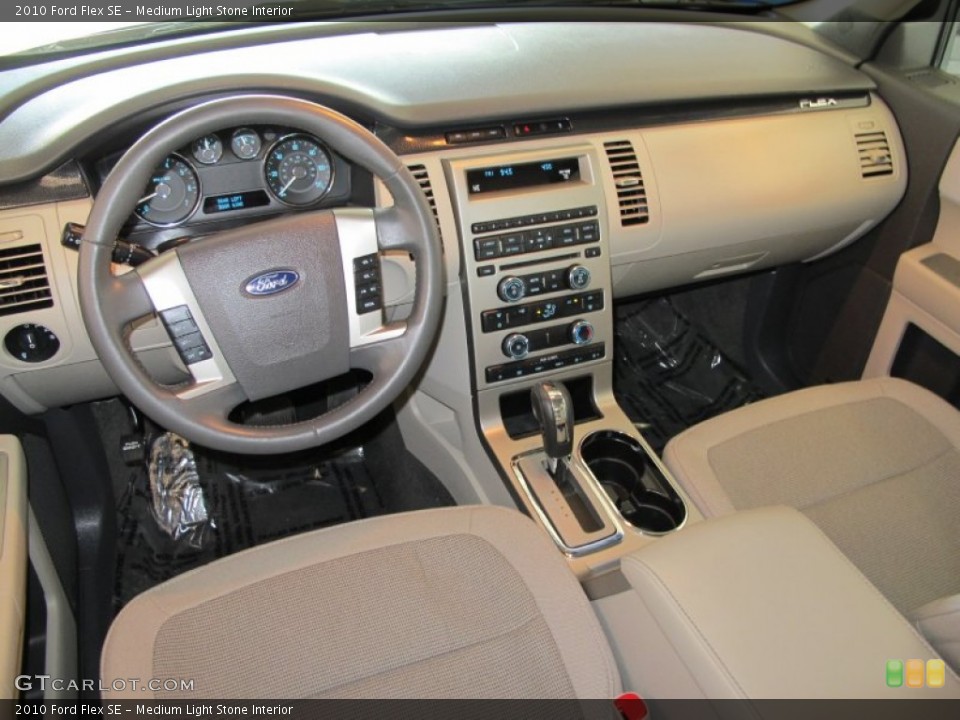 Medium Light Stone Interior Prime Interior for the 2010 Ford Flex SE #53370320