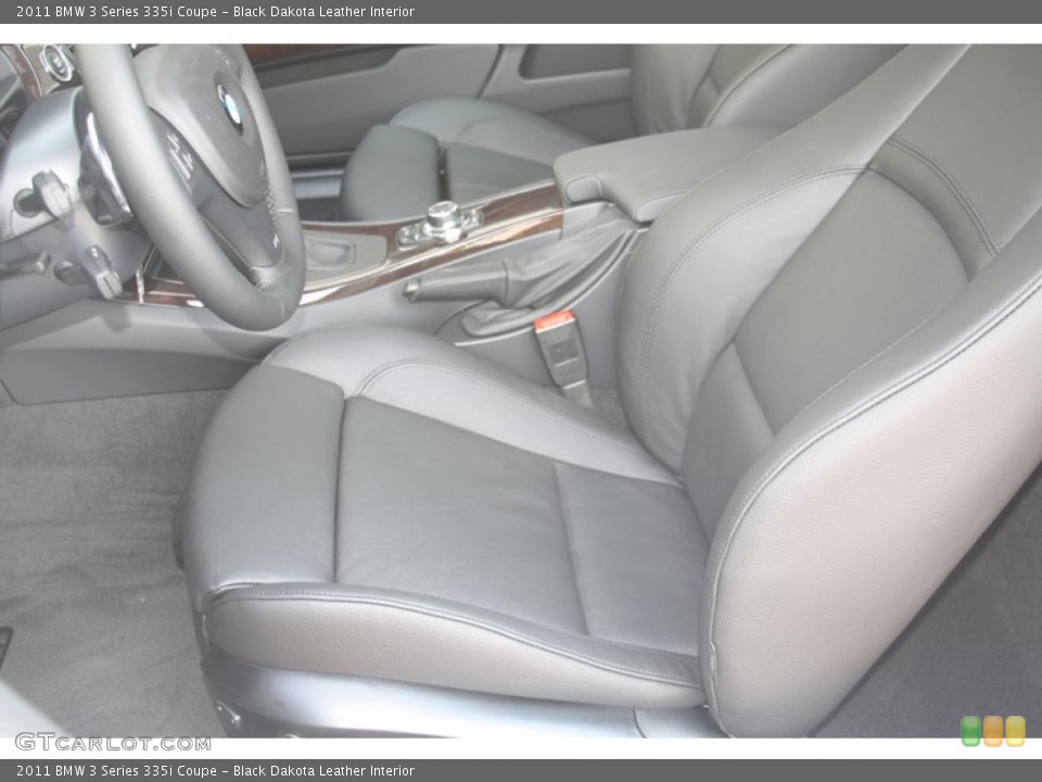 Black Dakota Leather Interior Photo for the 2011 BMW 3 Series 335i Coupe #53370788