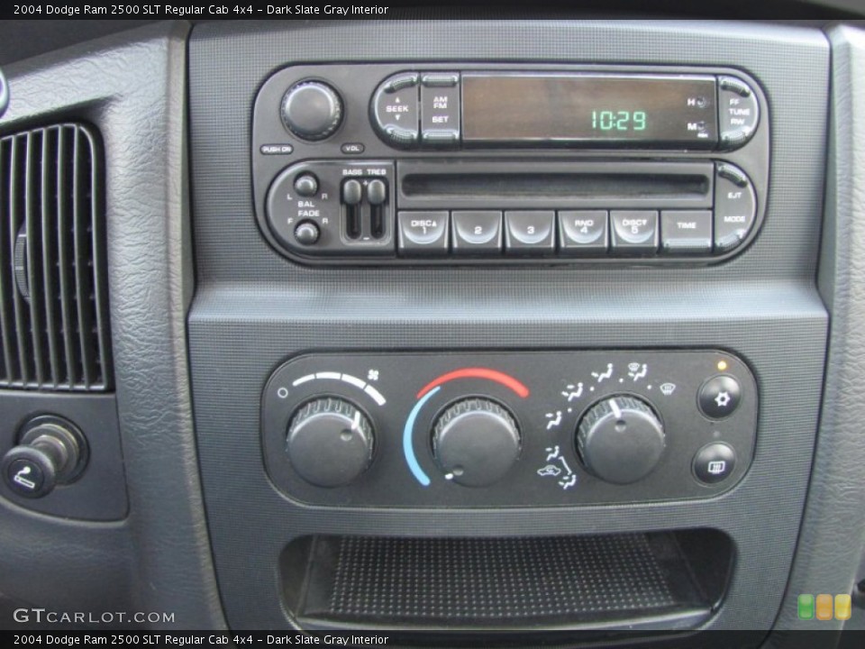 Dark Slate Gray Interior Audio System for the 2004 Dodge Ram 2500 SLT Regular Cab 4x4 #53371637
