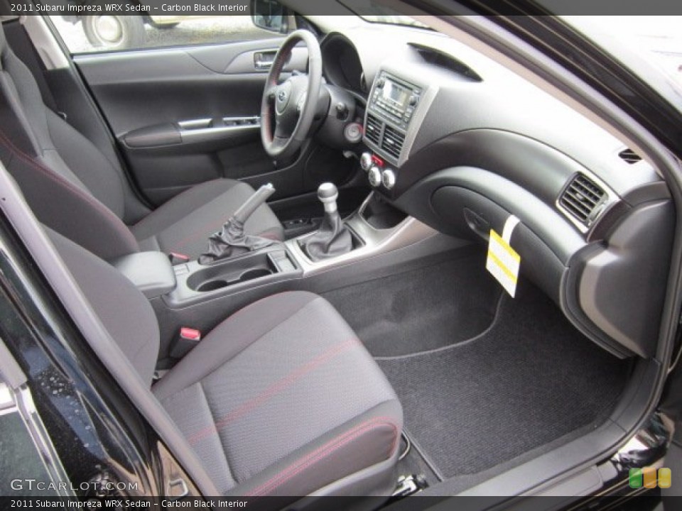 Carbon Black Interior Photo for the 2011 Subaru Impreza WRX Sedan #53372081