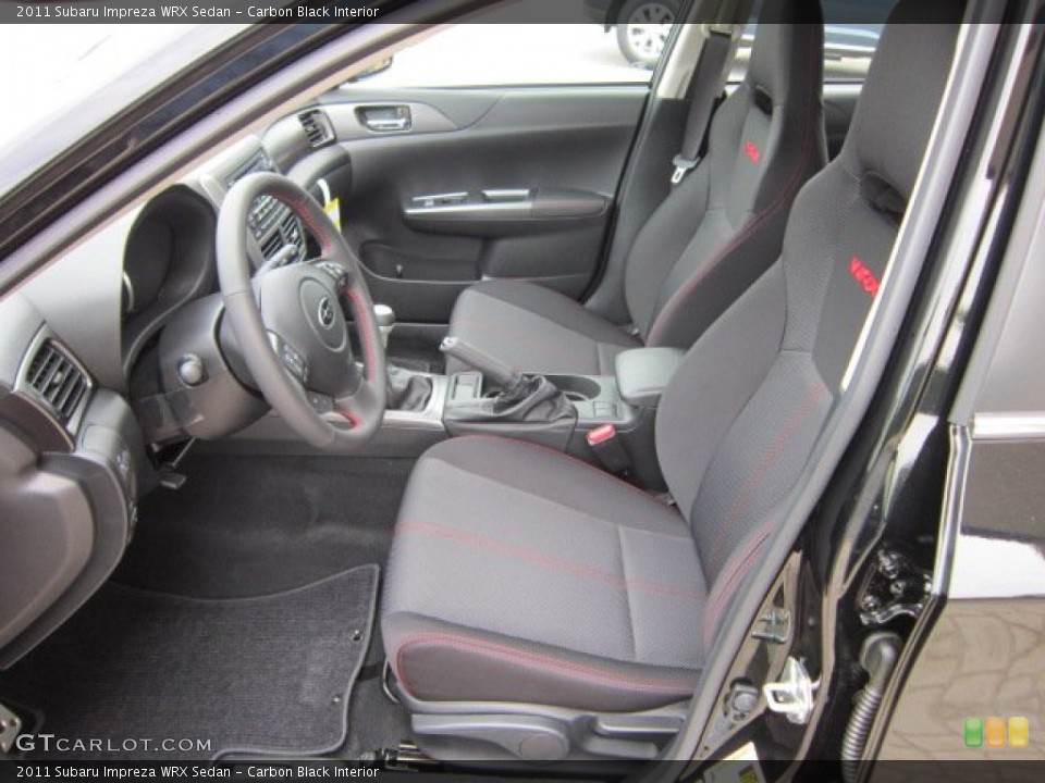 Carbon Black Interior Photo for the 2011 Subaru Impreza WRX Sedan #53372141