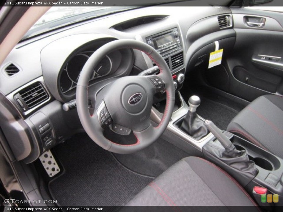 Carbon Black Interior Photo for the 2011 Subaru Impreza WRX Sedan #53372153