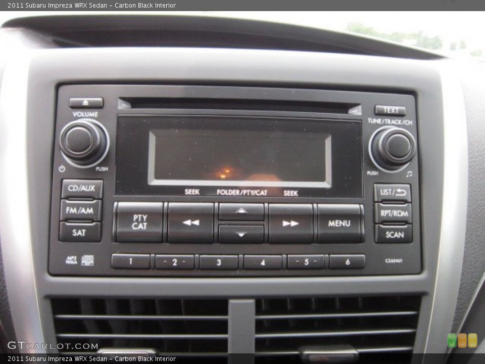 Carbon Black Interior Audio System for the 2011 Subaru Impreza WRX Sedan #53372201