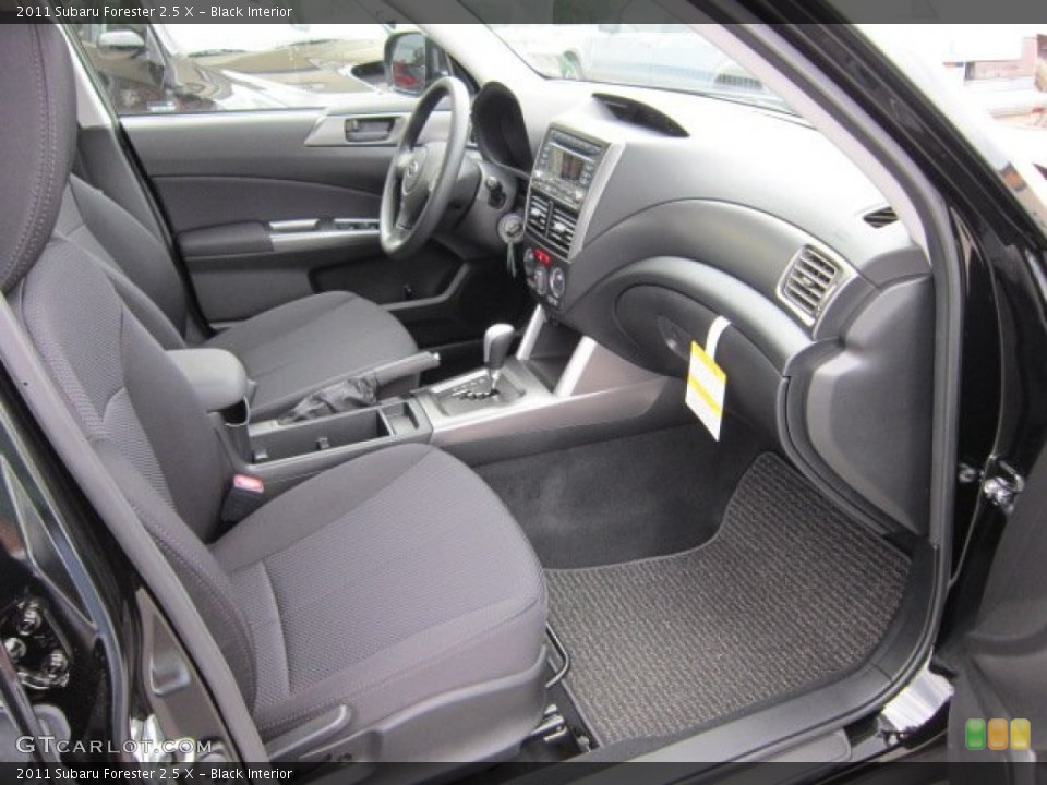 Black Interior Photo for the 2011 Subaru Forester 2.5 X #53372966