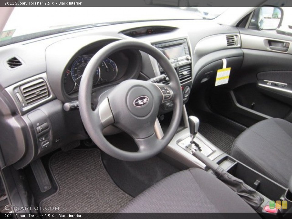 Black Interior Photo for the 2011 Subaru Forester 2.5 X #53373068