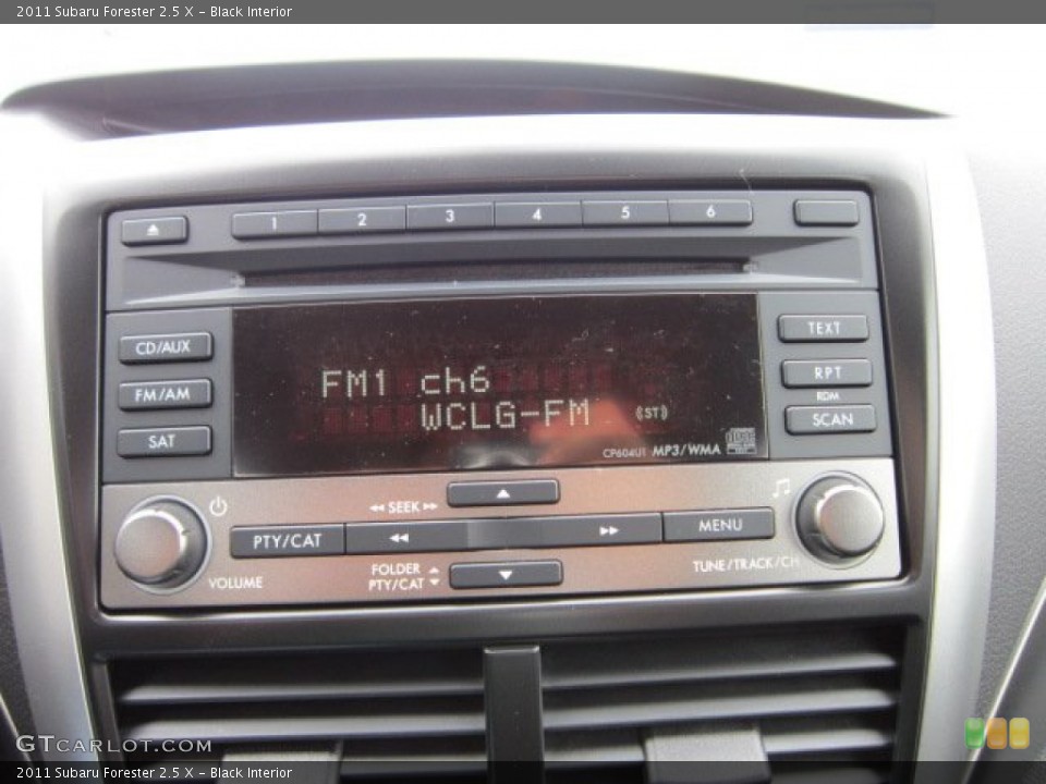 Black Interior Controls for the 2011 Subaru Forester 2.5 X #53373116