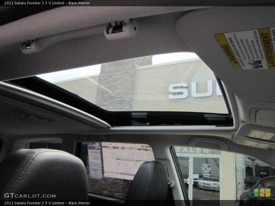 Black Interior Sunroof for the 2011 Subaru Forester 2.5 X Limited #53373281