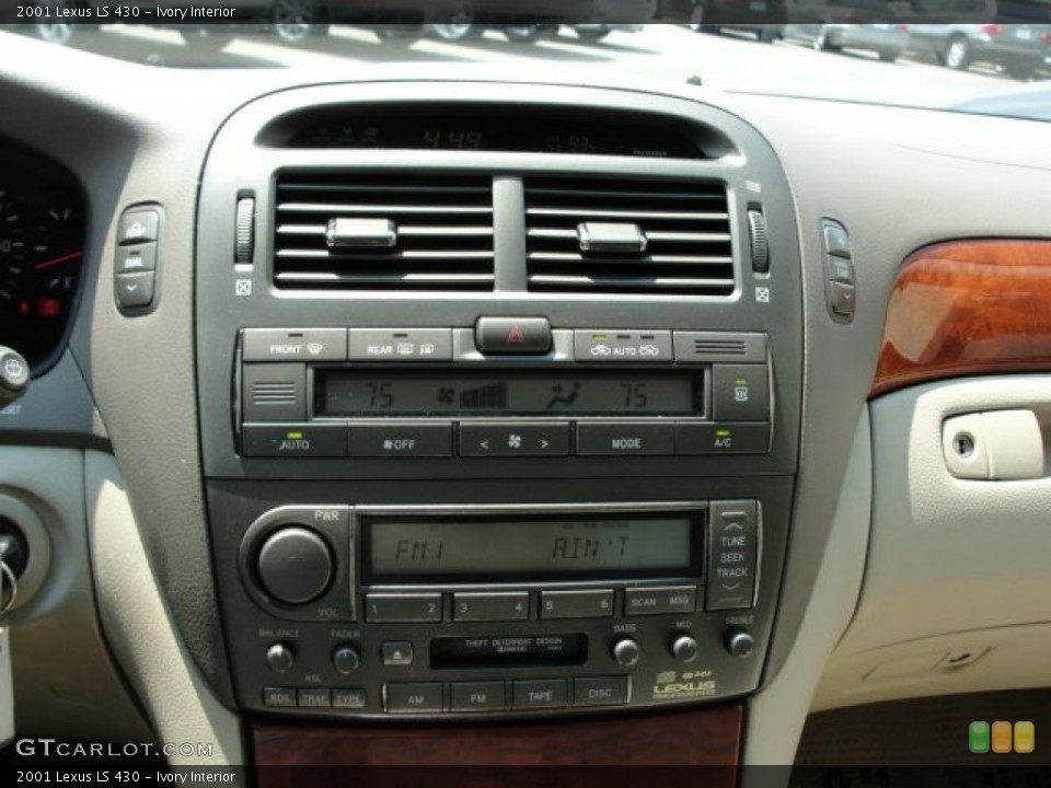 Ivory Interior Controls for the 2001 Lexus LS 430 #53373284