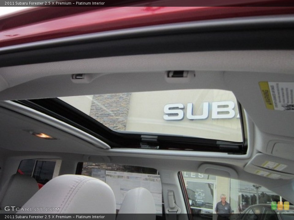 Platinum Interior Sunroof for the 2011 Subaru Forester 2.5 X Premium #53374793