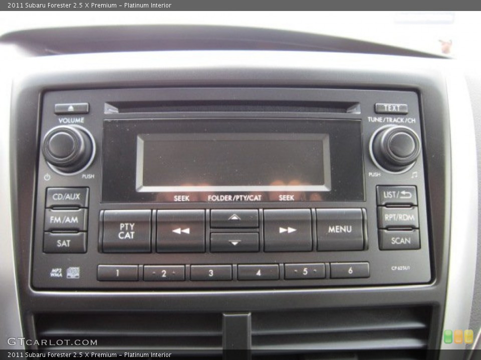 Platinum Interior Controls for the 2011 Subaru Forester 2.5 X Premium #53374916