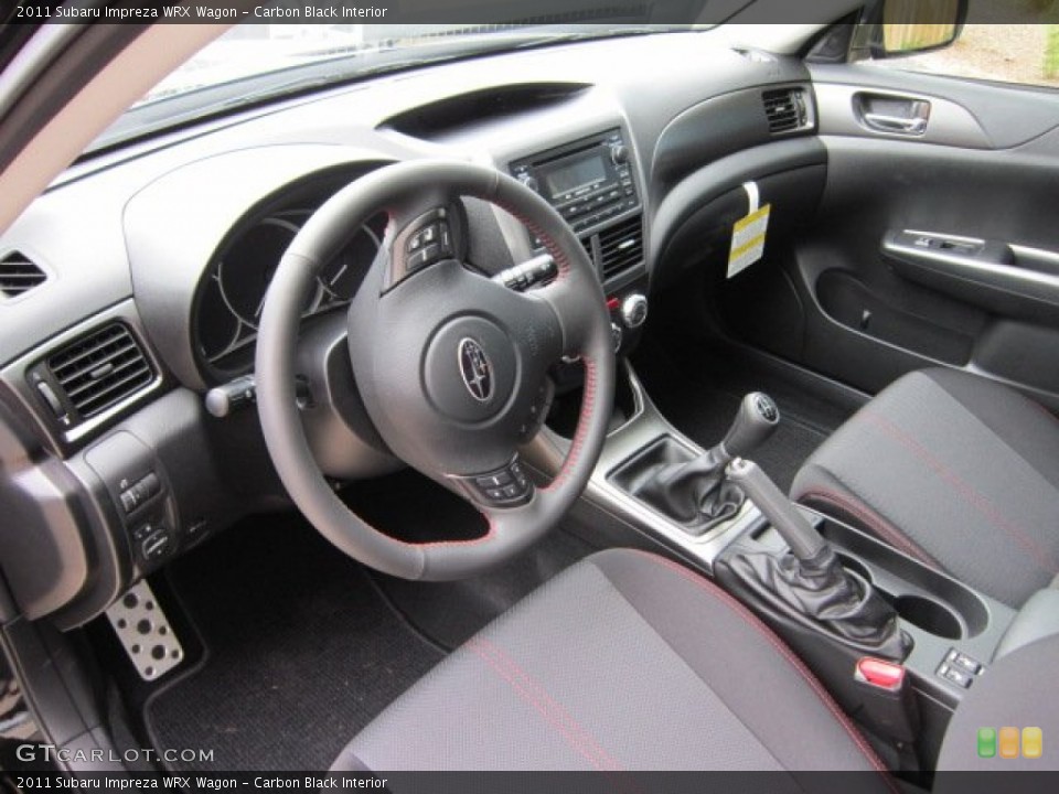 Carbon Black Interior Photo for the 2011 Subaru Impreza WRX Wagon #53375159