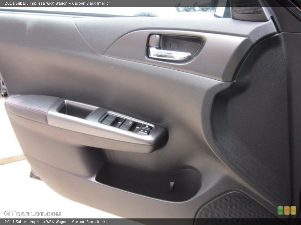 Carbon Black Interior Door Panel for the 2011 Subaru Impreza WRX Wagon #53375186