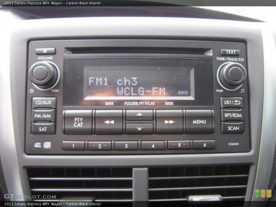 Carbon Black Interior Audio System for the 2011 Subaru Impreza WRX Wagon #53375201