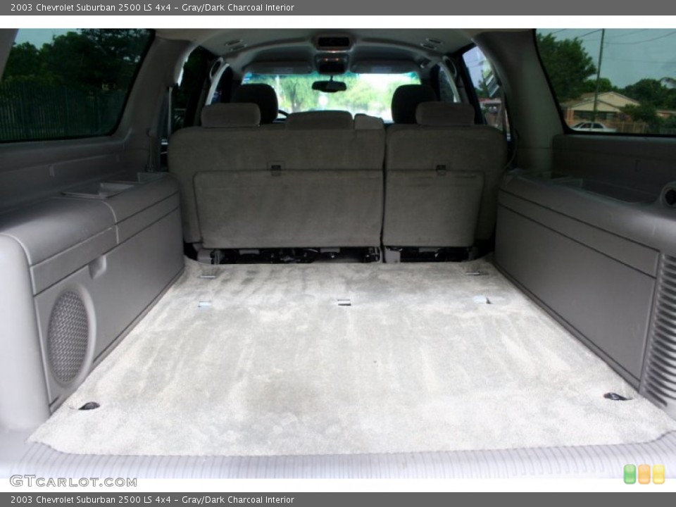Gray/Dark Charcoal Interior Trunk for the 2003 Chevrolet Suburban 2500 LS 4x4 #53376233