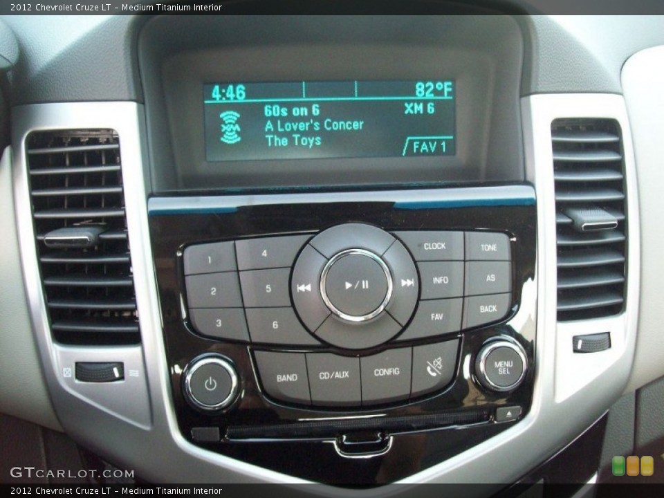 Medium Titanium Interior Audio System for the 2012 Chevrolet Cruze LT #53376371
