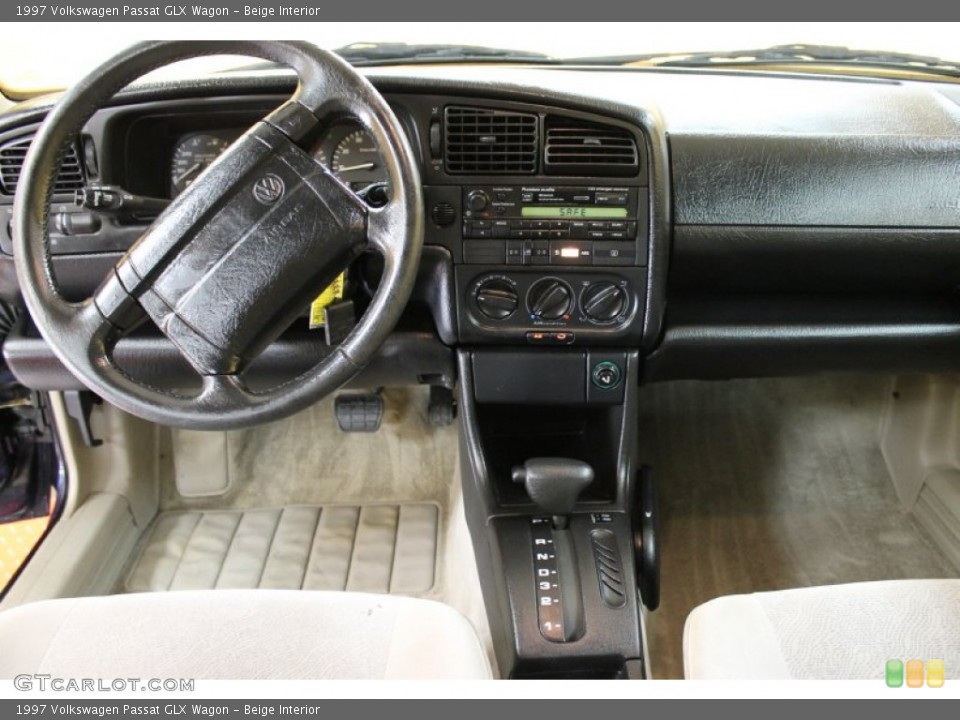 Beige Interior Dashboard for the 1997 Volkswagen Passat GLX Wagon #53376647