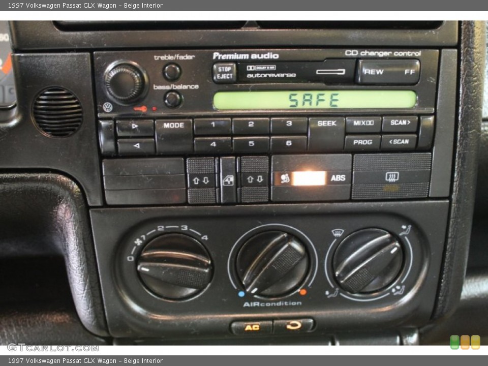 Beige Interior Controls for the 1997 Volkswagen Passat GLX Wagon #53376653