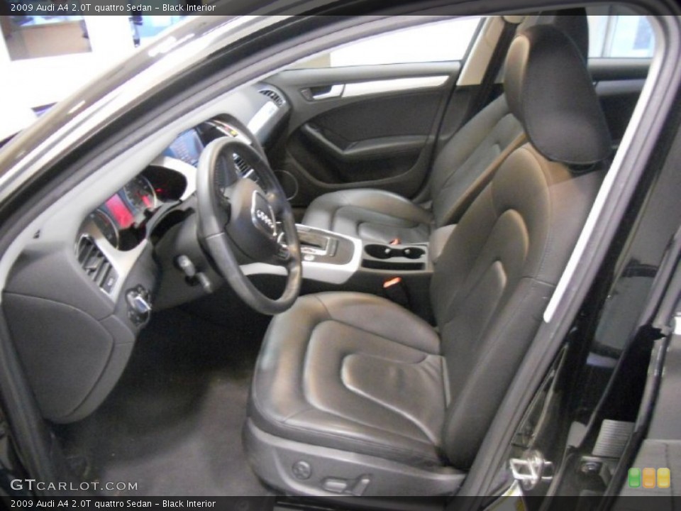 Black Interior Photo for the 2009 Audi A4 2.0T quattro Sedan #53379002