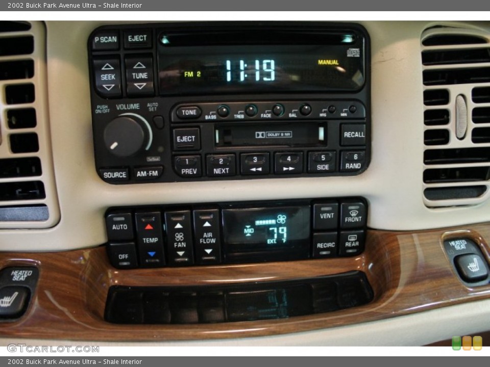 Shale Interior Audio System for the 2002 Buick Park Avenue Ultra #53379752
