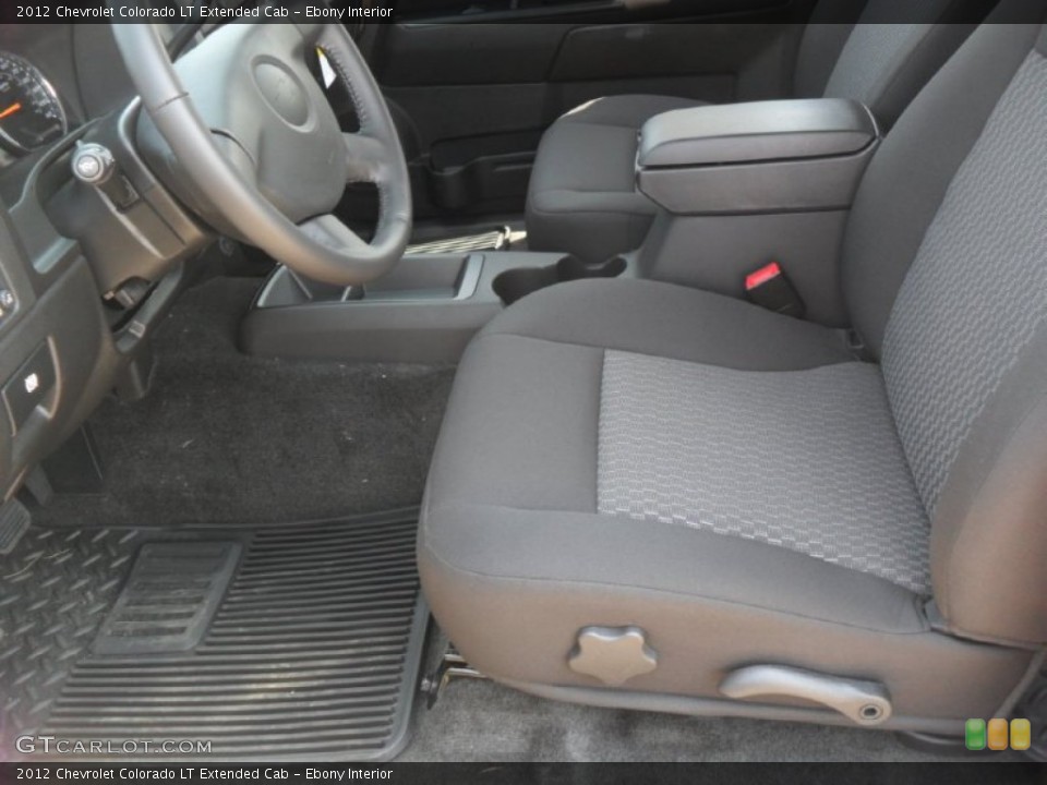 Ebony Interior Photo for the 2012 Chevrolet Colorado LT Extended Cab #53380520