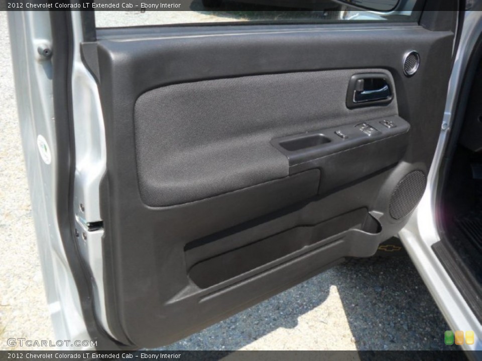 Ebony Interior Door Panel for the 2012 Chevrolet Colorado LT Extended Cab #53380535