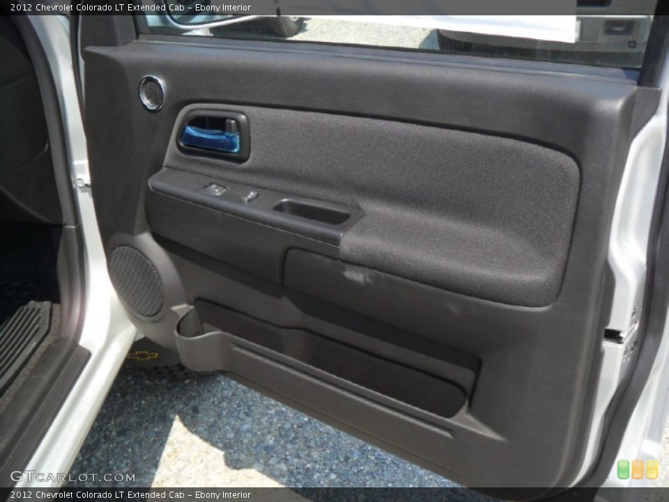 Ebony Interior Door Panel for the 2012 Chevrolet Colorado LT Extended Cab #53380706