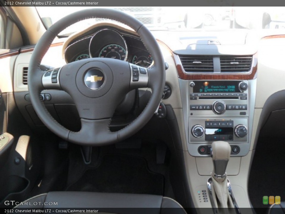 Cocoa/Cashmere Interior Dashboard for the 2012 Chevrolet Malibu LTZ #53382926