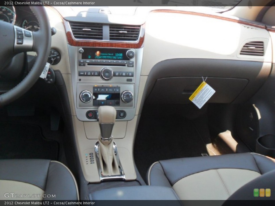 Cocoa/Cashmere Interior Dashboard for the 2012 Chevrolet Malibu LTZ #53382938