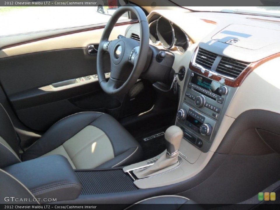 Cocoa/Cashmere Interior Photo for the 2012 Chevrolet Malibu LTZ #53383007