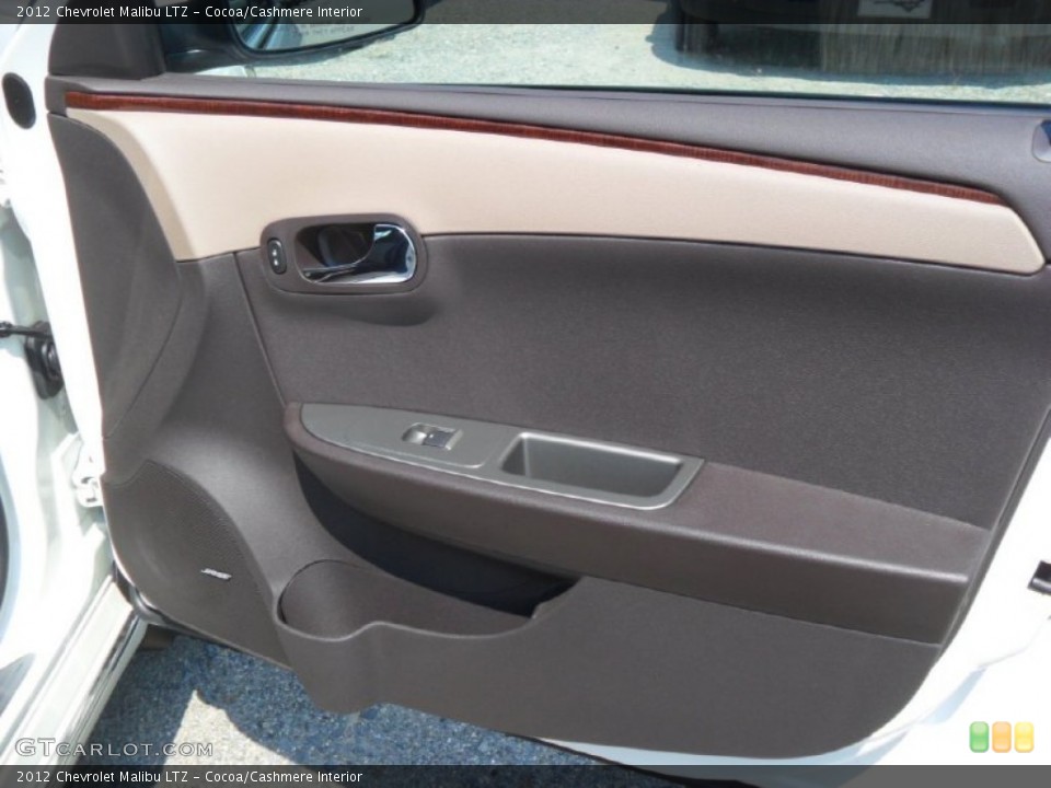 Cocoa/Cashmere Interior Door Panel for the 2012 Chevrolet Malibu LTZ #53383025