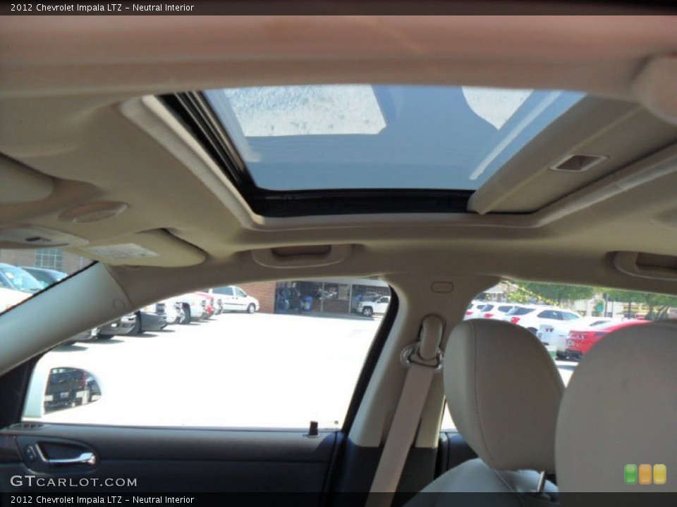 Neutral Interior Sunroof for the 2012 Chevrolet Impala LTZ #53383222