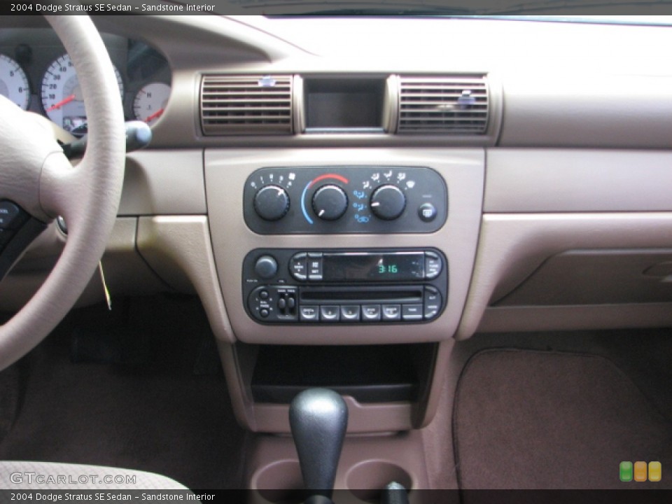 Sandstone Interior Controls for the 2004 Dodge Stratus SE Sedan #53383286