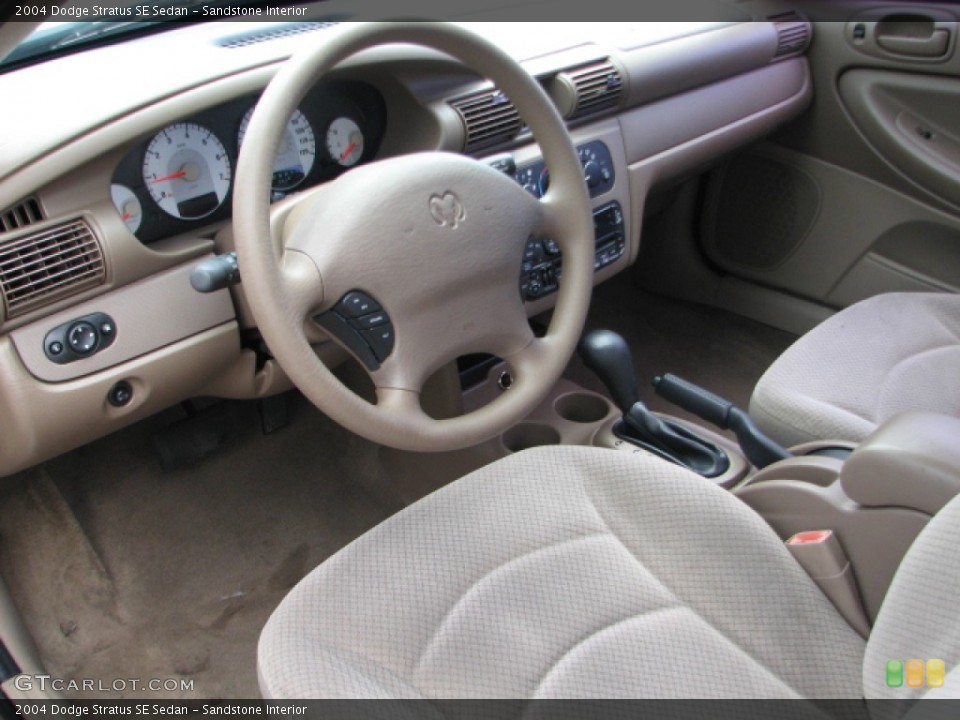Sandstone Interior Prime Interior for the 2004 Dodge Stratus SE Sedan #53383319