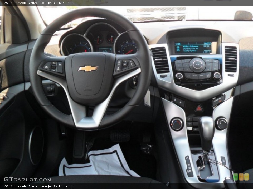 Jet Black Interior Dashboard for the 2012 Chevrolet Cruze Eco #53383661