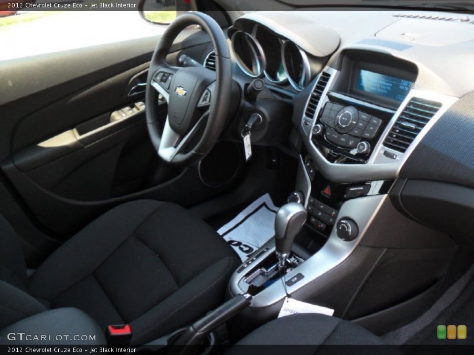 Jet Black Interior Dashboard for the 2012 Chevrolet Cruze Eco #53383727