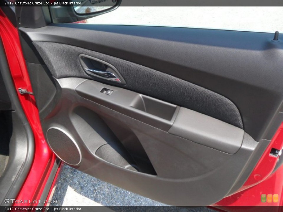 Jet Black Interior Door Panel for the 2012 Chevrolet Cruze Eco #53383742