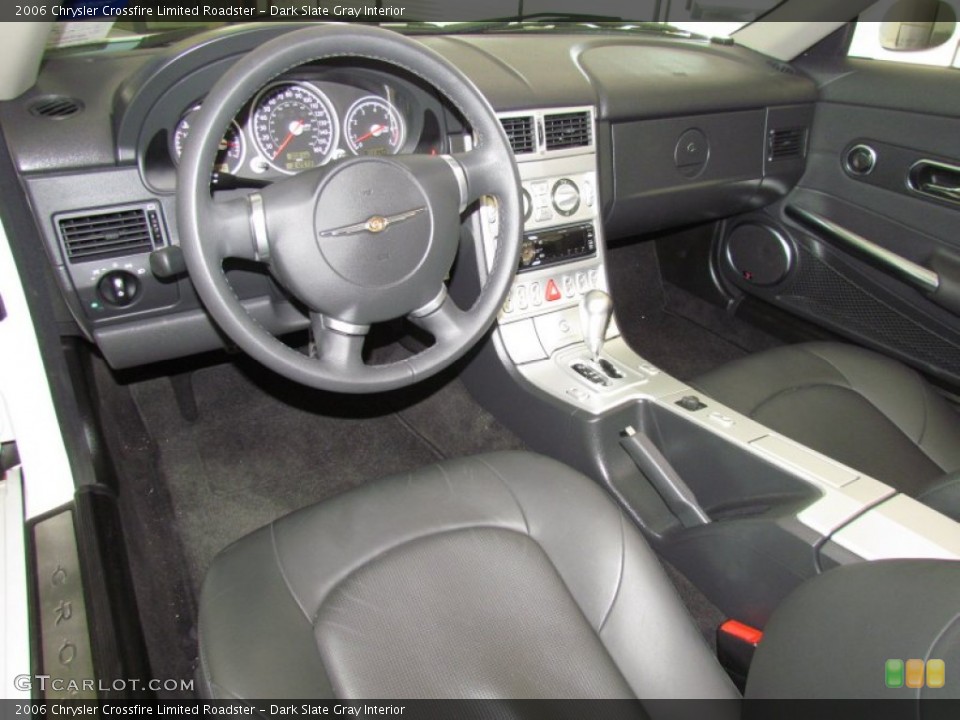 Dark Slate Gray Interior Prime Interior for the 2006 Chrysler Crossfire Limited Roadster #53384213