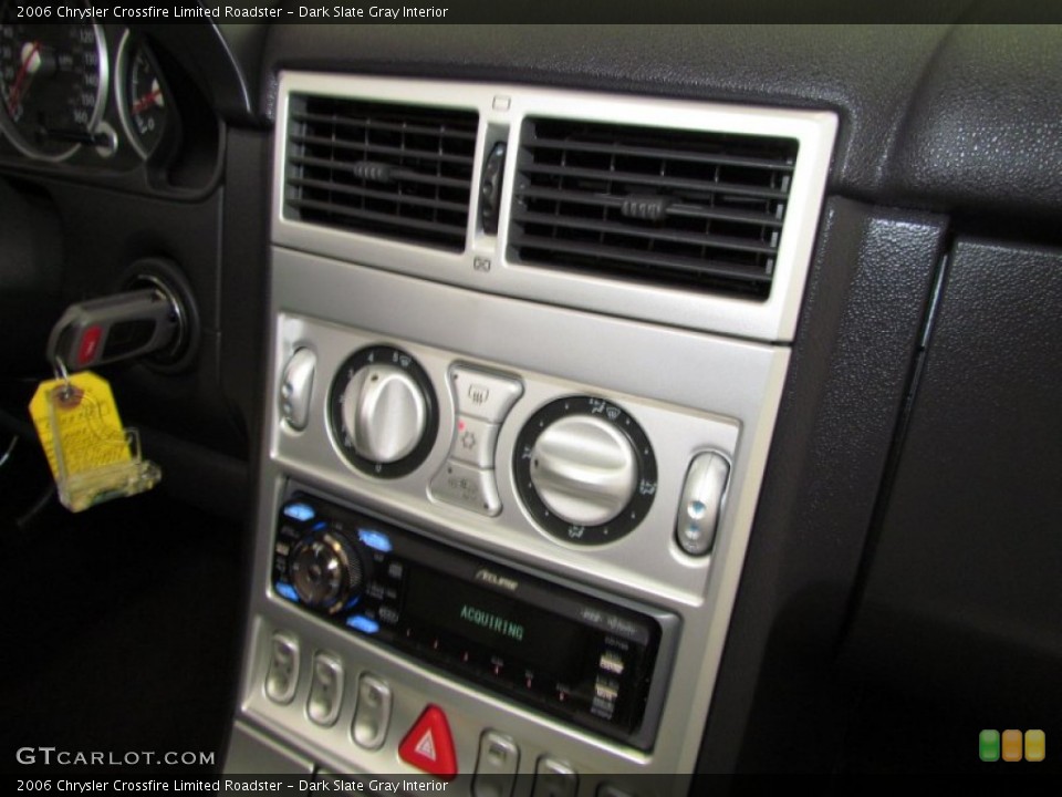 Dark Slate Gray Interior Controls for the 2006 Chrysler Crossfire Limited Roadster #53384246