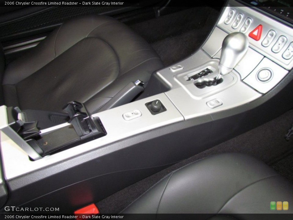 Dark Slate Gray Interior Controls for the 2006 Chrysler Crossfire Limited Roadster #53384261