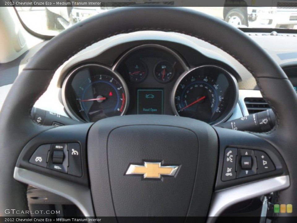 Medium Titanium Interior Controls for the 2012 Chevrolet Cruze Eco #53384321