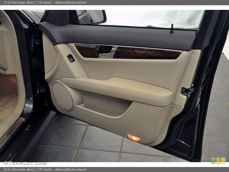 Almond/Mocha Interior Door Panel for the 2010 Mercedes-Benz C 350 Sport #53385254