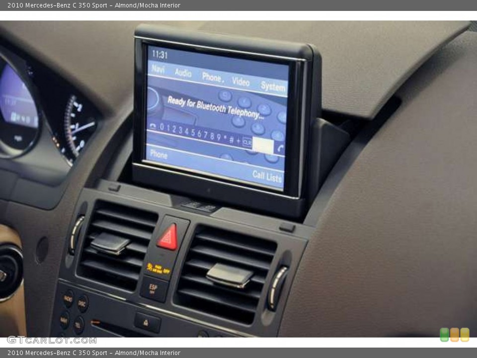 Almond/Mocha Interior Controls for the 2010 Mercedes-Benz C 350 Sport #53385269
