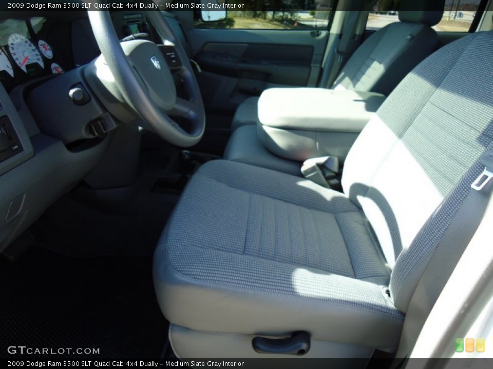 Medium Slate Gray Interior Photo for the 2009 Dodge Ram 3500 SLT Quad Cab 4x4 Dually #53385746