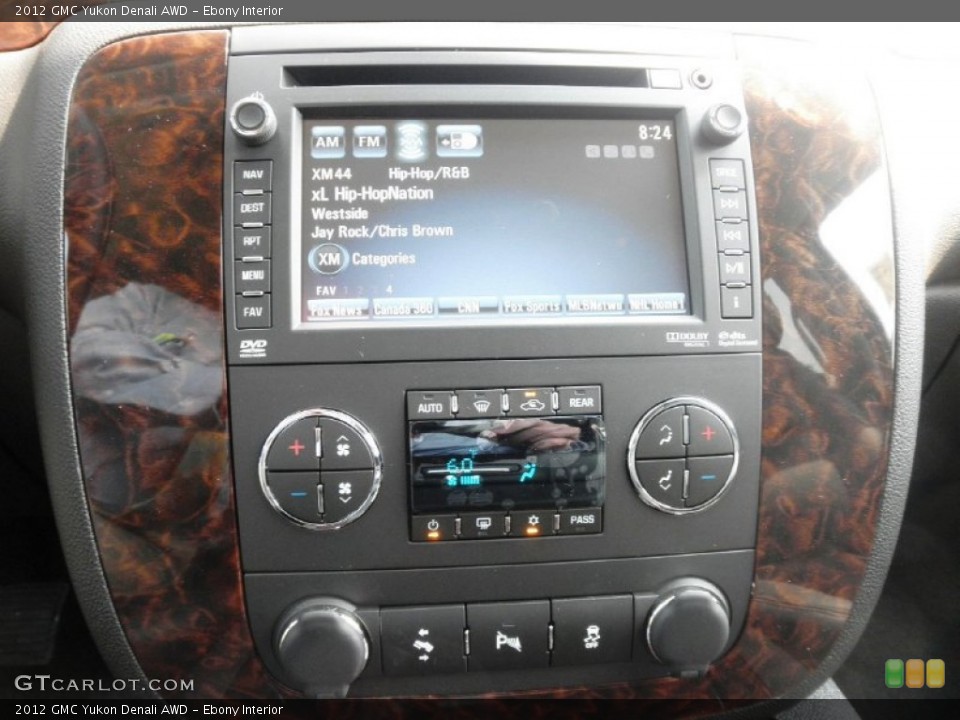 Ebony Interior Controls for the 2012 GMC Yukon Denali AWD #53386664