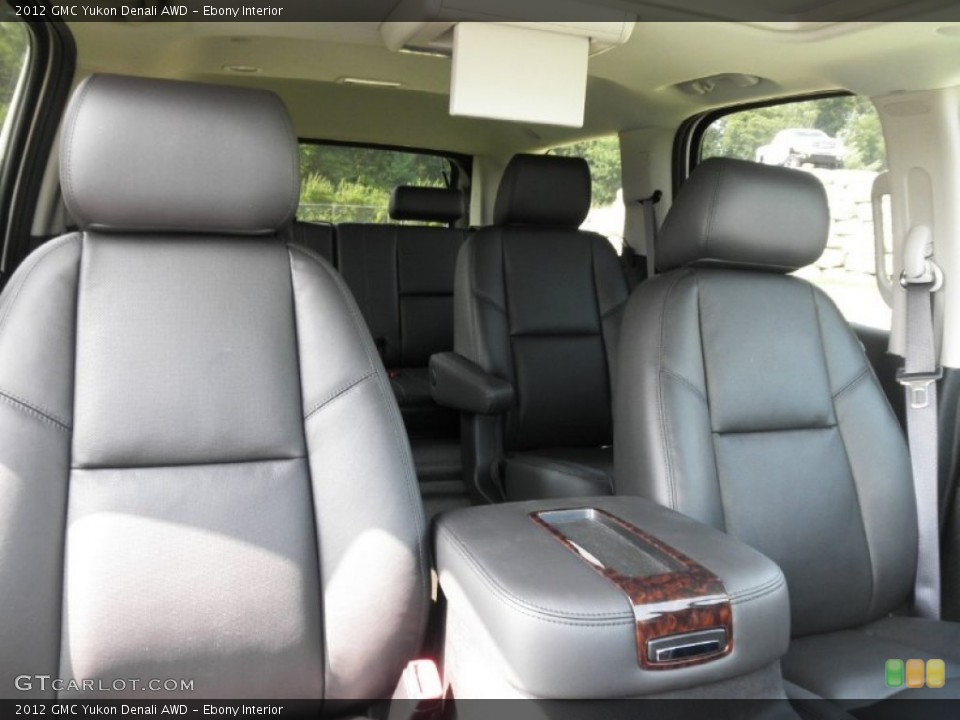 Ebony Interior Photo for the 2012 GMC Yukon Denali AWD #53387045