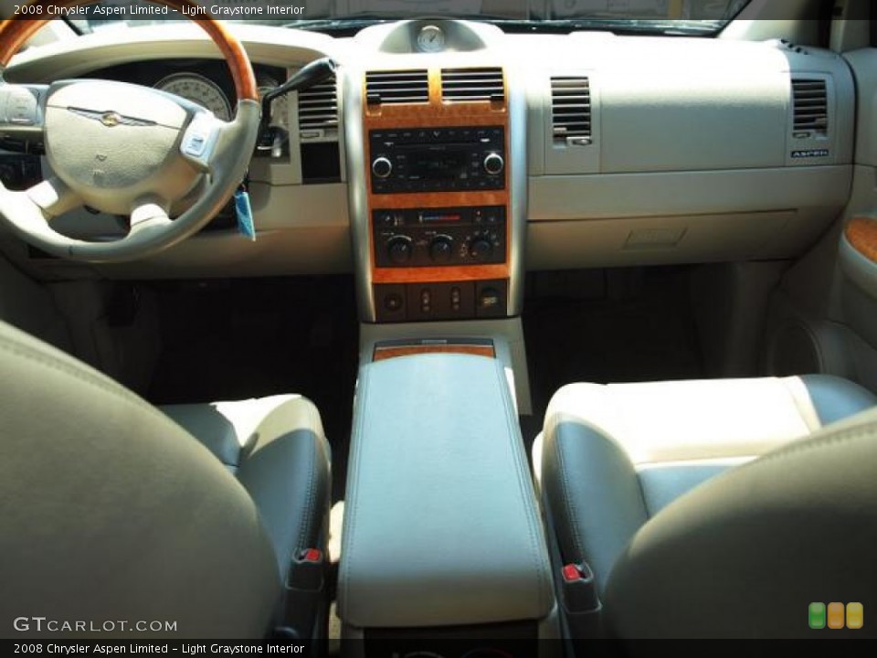 Light Graystone Interior Dashboard for the 2008 Chrysler Aspen Limited #53387072