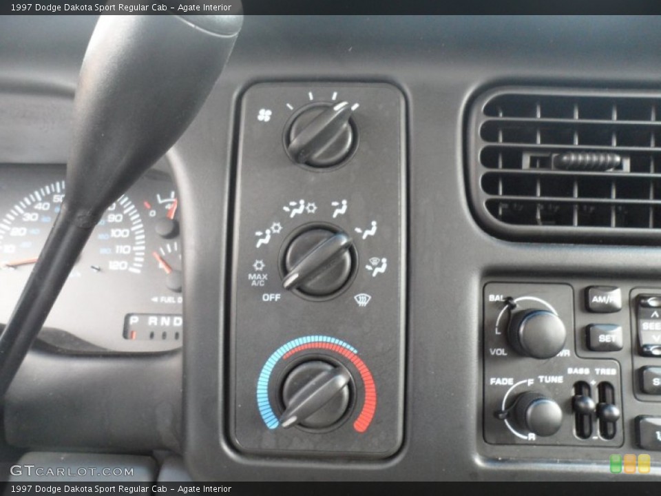Agate Interior Controls for the 1997 Dodge Dakota Sport Regular Cab #53388404