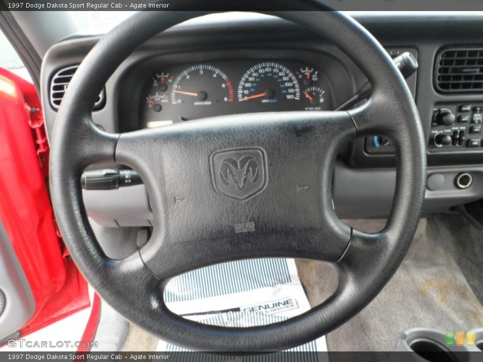 Agate Interior Steering Wheel for the 1997 Dodge Dakota Sport Regular Cab #53388419