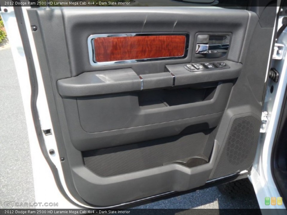 Dark Slate Interior Door Panel for the 2012 Dodge Ram 2500 HD Laramie Mega Cab 4x4 #53388986